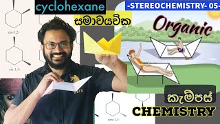 Disubstituted cyclohexane සිංහලෙන් stereochemistey 05 [upl. by Neemsaj]