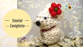 Tutorial coniglietto di Pasqua alluncinetto  How to crochet a rabbit [upl. by Wiener966]