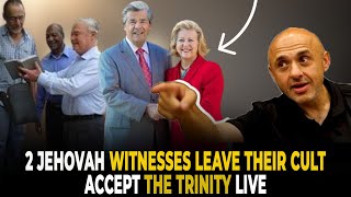 2 Jehovahs Witnesses LEAVE Their CULT amp ACCEPT The TRINITY Live Debate  Sam Shamoun [upl. by Mansoor951]