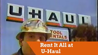 Rent It All at UHaul Vintage TV Commercial [upl. by Natanhoj744]