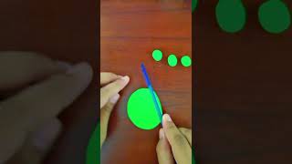 How to make pea pisum sativum with Super clay shorts arthouse diy art viralshorts clay [upl. by Yatnwahs]