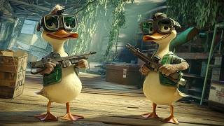 Comical battle for dominance erupts between ducks and humans  Animated Cartoon Movie HD [upl. by Argyle366]