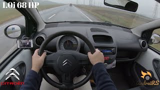 2010 Citroen C1 10i 68 HP  POV Test Drive [upl. by Kinimod429]