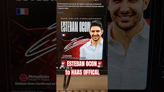 🚨 Esteban Ocon OFFICIALLY joining HaasF1 🚨 F1 F1news Formula1 shorts fyp alpinef1 haas [upl. by Annah409]