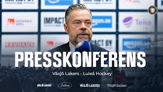 Presskonferens VLH  LHF [upl. by Neelyk]