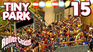 RollerCoaster Tycoon 3 TINY PARK  Part 15  OH NO [upl. by Eiger]