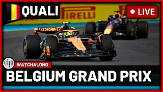 🔴F1 Live Belgium GP Qualifying  Commentary  Live Timing [upl. by Kimmel388]