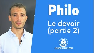 Le devoir partie 2  Philosophie  Terminale  Les Bons Profs [upl. by Neddra]