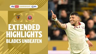 BLADES UNBEATEN  Hull City v Sheffield United extended highlights [upl. by Ekaterina]