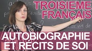 Autobiographie et récits de soi  Français  3e  Les Bons Profs [upl. by Sabina102]