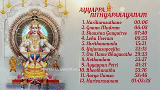 Top 12 Ayyappan Songs  Ayyappa Nitya Parayanam  Hariharasuthane  Harivarasanam  Bhakti Songs [upl. by Shannan827]