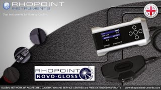 Novo Gloss Flex60 Glossmeter from Rhopoint [upl. by Huan]