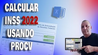 Como calcular INSS usando PROCV no excel 2022 [upl. by Arikahs437]