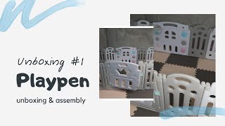 Unboxing a PLAYPEN from ShopeeAssembly [upl. by Diarmid]