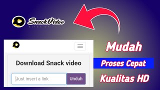 Cara Download Snack Video Tanpa Watermark  WWT [upl. by Senilec]