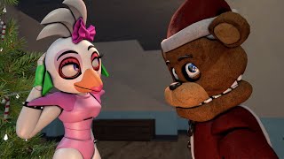 FNAF Christmas School of Animatronics 2 Glamrock Chicas Simp [upl. by Aisile]