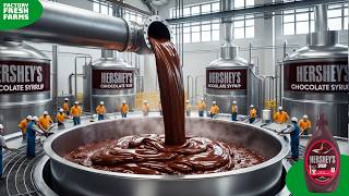 Chocolate Syrup Mega Factory How Chocolate Syrup is Made in Factory with Modern Technology [upl. by Lewison]