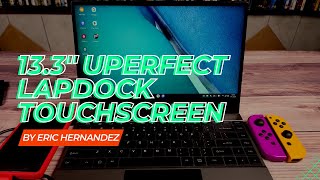 UPERFECT X 133quot Lapdock reviewed by EricReviews  Transform phone to Laptop [upl. by Alesram]