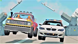 Epic Police Chases amp Crashes 58  BeamNG Drive  CRASHdriven [upl. by Koo]