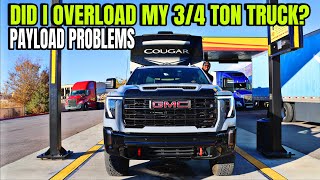 Payload Problems Am I Overloaded Towing My 40FT Fifth Wheel With A 2024 GMC 2500 AT4X [upl. by Oijimer770]