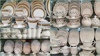 Bone China Dinner SetMarble Dinner SetGlassware CrockeryBranded Crockery WholesaleTea SetPart 2 [upl. by Otilia]