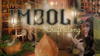 Live Imbolc crafting with Alwyn Oak [upl. by Mackoff]