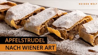 Wiener Apfelstrudel selber machen – So einfach gehts [upl. by Renferd]