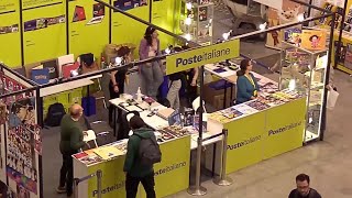 Poste Italiane alla XXXII edizione del festival del fumetto di Roma [upl. by Jariv340]