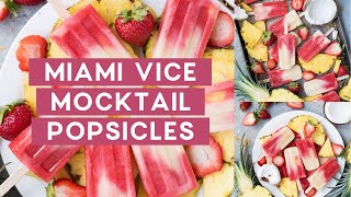 Miami Vice Mocktail Popsicles [upl. by Adnorat363]