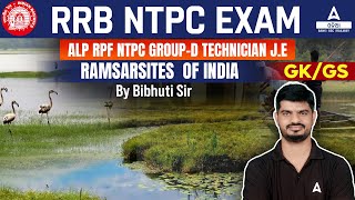 NTPC Group D ALP 2024  GK GS Class  Ramsarsites Of India By Bibhuti Sir [upl. by Armillas]