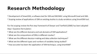 SmartISM Implementation and Assessment of Interpretive Structural Modeling [upl. by Eliot]