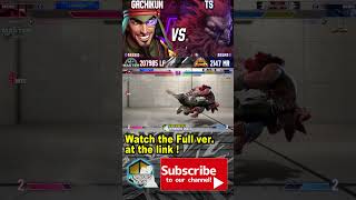 SF6 🥊 Gachikun RASHID vs ts AKUMA 🥊 StreetFighter6 [upl. by Rehsa]