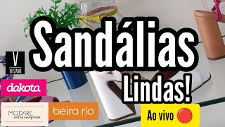 SANDÁLIAS FEMININAS VERÃO 2024 AMARRAÇÃO  FIVELA  SALTO BAIXO  ALTO ✨ DAKOTA BEIRARIO MODARE [upl. by Alic]