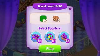 Homescapes HD Hard Level 1410 [upl. by Damita95]