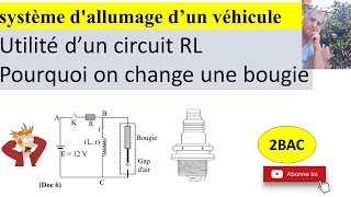 Système Allumage de bougie  circuit RL [upl. by Strader]