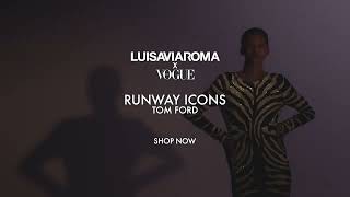 LUISAVIAROMA X BRITISH VOGUE  RUNWAY ICONS [upl. by Ailegra]