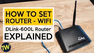 DLink600L Router Setup in Hindi How to setup WIFI Router Best Budget Router [upl. by Ferdinanda640]