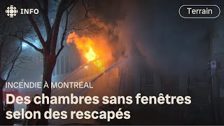 L’incendie majeur qui a ravagé un immeuble du VieuxMontréal a fait deux morts [upl. by Hendrix]