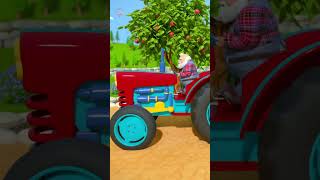 Wheels On The Tractor shorts littletreehouse nurseryrhymes kidssong vehicles [upl. by Nive756]