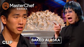 The Baked Alaska Pressure Test  MasterChef Canada  MasterChef World [upl. by Abbie50]