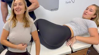 SUPER LOUD Chiropractic CRACKS Test Her Nerves in INTENSE Session [upl. by Reddin]