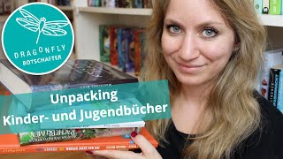 ✨ BücherUnpacking Kinderund Jugendbücher von Dragonfly 📚 [upl. by Ydospahr]