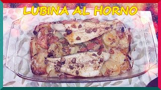 LUBINA AL HORNO CON MAJADO DE AJOS Y PIMENTÓN DE LA VERA ¡RECETA EXQUISITA ¡Y SUGERENCIA NAVIDEÑA [upl. by Martres]