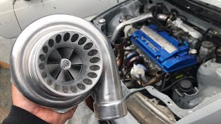 EBAY GT3582R TURBO REPLACEMENT FOR THE RACECAR [upl. by Onaicilef]