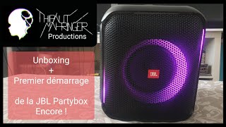 Unboxing  Premier démarrage de la JBL Partybox Encore Modèle HM  La Boombox 3 killer  😎 [upl. by Dream]