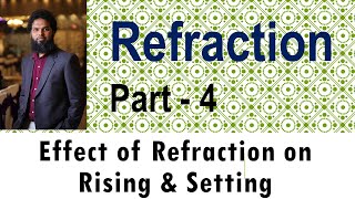 Effect of Refraction on Rising amp Setting [upl. by Yznil215]