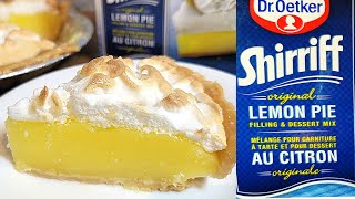 Lemon Meringue Pie  Shirriff  Easy to make pie [upl. by Mcclain]