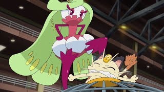 Mallows Steenee Evolves into Tsareena Pokemon Sun and Moon Episode 82 Review [upl. by Themis]