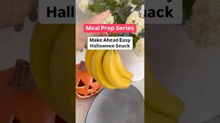 FREEZABLE HALLOWEEN SNACK🎃Mummified Bananas🍌Meal prep recipes amp tips from a food safety expert✨ [upl. by Trebled]