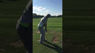 Marcel Siem using the TrackMan Test Center [upl. by Yecats890]